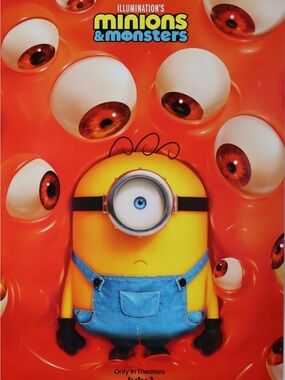 MINIONS & MONSTERS - 11"x17" Original Promo Movie Poster 2026 MINT Illumination